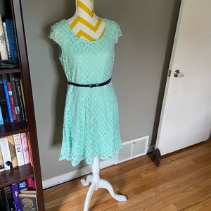 Mint Lace Dress